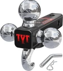 Tyt Trailer Hitch Mount With Tow Hook,fits 2 Inch Receiver,triple Balls New. Price: $66.99.