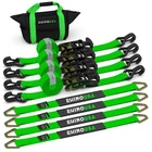 Rhino Usa Heavy Duty Vehicle Tie Down Kit Green, For 2 In. Ratchets & J-hooks New. Price: $149.90.