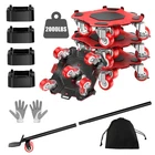 Upgraded Furniture Dolly Movers 5 Wheel Heavy Duty 2000LBS Capacity Carbon St... New. Price: $56.37.