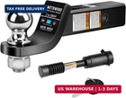 Metoware Trailer Hitch Mount, 2" Drop With Ball, 6,000 Lbs Gtw Fit. Price: $60.78.