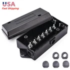Mictuning 7 Way Electrical Trailer Junction Box - Gang Wire Connection New. Price: $14.87.