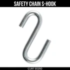 Curt 3/8 Inch Certified Trailer Safety Chain S-hook 2,000 Lbs 81260 New. Price: $21.99.