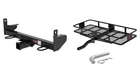 Front Mount Trailer Hitch + Cargo Carrier Basket Folding Curt 2IN Receiver 31221 New. Price: $578.99.