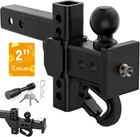 Adjustable Hitch Fits 2-INCH Receiver 12,500 Lbs Gtw Heavy Duty Mini Storage Box New. Price: $75.00.