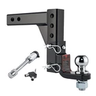 Tyt Adjustable Trailer Hitch Ball Mount, Towing 7500 Lbs, 9-1/2" Drop New. Price: $79.99.