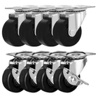 Factorduty 8 Pack 2" Swivel Caster With Brake Wheels Hard Rubber Base W/top P... New. Price: $26.21.