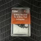 Rv Designer P717 6-WAY Round To 4-WAY Flat Adapter Unopened Used. Price: $10.00.