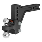 Curt Adjustable Trailer Hitch Mount W/ Dual Ball, 2" Shank, 15K Lbs 45935 New. Price: $259.95.