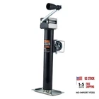 5000LB Weld-on Pipe Swivel Trailer Jack, 10" Vertical Travel Tongue New. Price: $72.53.
