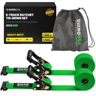 Rhino Usa Track Ratchet Tie Down Straps 4,500LB Break Strength - Includes New. Price: $33.62.