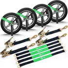 Trekassy 2 X 144 Car Tie Down Straps For Trailers Heavy Duty , Black New. Price: $129.73.