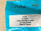 Pollak 12-723EP 4-WAY Flat With Leads To 7-WAY Socket Harness Adapter Nib New. Price: $26.89.