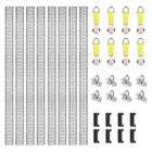 Tie-down Kit, 24PCS 5' E-tracks Set Includes 8 Steel Rails & O-ri New. Price: $234.29.