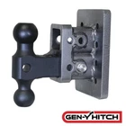Geny Mega-duty 16K 2.5" Drop 2" Bolt-on Trailer Hitch With Dual Ball 2K Tw Truck New. Price: $249.95.