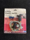 Calterm Inc. Pre-wired 4-POLE Connector Kit TR-44, 12-24V Dc, 20A, Rv, Trailer New. Price: $11.99.