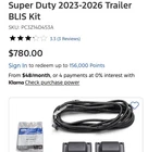 Trailer Blis Kit Super Duty 2023-2026 Genuine Oem F250 F350 F450 PC3Z14D453A New. Price: $499.99.