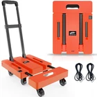 Solejazz Folding Hand Truck Portable Dolly Cart Wheels Foldable 500LB Heavy New. Price: $65.23.