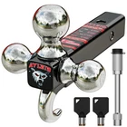 Ayleid Trailer Hitch Tri-ball Mount With Hook & Classic, B-classic Lock New. Price: $75.63.