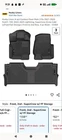 Husky Floormats For 21-25 F-150 & 22-25 Lightning Super Crew W/fold Flat Storage New. Price: $124.95.