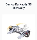 New 2025 Demco Karkaddy Ss Tow Dolly 9713045 Disc Brakes, Self Steer, Foldable. Price: $4000.00.