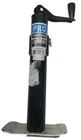 Bulldog Round Trailer Jack 1400400303, Side Mount, 2,000 Lbs. Topwind, Weld-on New. Price: $79.99.