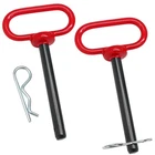 Qjaiune 2PCS Lawn Mower Trailer Hitch Pin 1/2 X 4 - Inch, Red New. Price: $18.99.
