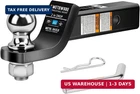 Hitch With 2 Ball 6000 Lbs Gtw Fit Receiver For Truck Suv Boat Rv Solid Steel New. Price: $42.23.