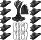 Clips Heavy Duty Lock Grip, 10 Pack Nylon Tarps Clamps With Carbon Steel New. Price: $30.99.