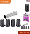 Wheel Locks 4 Black Tuner Cone Seat M12X1.25 Alloy Steel Set Of New. Price: $101.99.