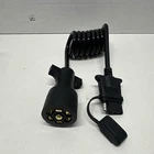 3 To 4 Ft Style 7 Way Round Pin Flat Trailer Coiled Wiring Adapter Plug New. Price: $28.99.