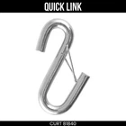 Curt 13/32 Inch Certified Trailer Safety Chain S-hook With Latch 3,500 Lbs 81840 New. Price: $22.99.