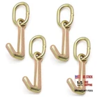 Pcs 5/16" G70 Mini J With Link Auto Tie Down HOOK700-500 Lbs 4 New. Price: $49.24.