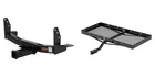 Curt Front Mount Trailer Hitch Receiver W/ Fixed Cargo Carrier Tray 300LBS 31023 New. Price: $375.99.