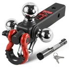Trailer Hitch Tri-ball Mount: With Swivel Tow Shackle And Hook, Fits For ... New. Price: $82.37.