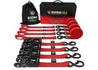 Rhino Usa HDKIT-4PK-RED 1.6" X 8' Ratchet Tie-down Set (4-PACK) New. Price: $87.30.