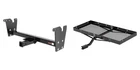 Curt Front Mount Trailer Hitch Receiver W/ Fixed Cargo Carrier Tray 300LBS 31018 New. Price: $467.99.