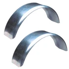 Tie Down Trailer Fenders Single Axle, 16 Gauge 27.5" 8" 11", Silver New. Price: $112.95.