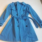 Ben Sherman Swing Coat Jacket Waist Tie Blue Womens Size Small Pre-owned. Price: $45.99.