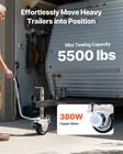 Electric Trailer Dolly 5500LB 12V Motorized Jockey Wheel For Caravan Boat Rv New. Price: $365.59.