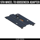 Curt Fifth Wheel To Gooseneck Adapter Hitch 25K Lbs Rails 2-5/16 In Ball Black New. Price: $239.99.