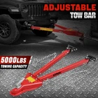 Adjustable Bumper Mount Towing Bar 5000 Lbs Fits 2-INCH Ball Hitch W/ Chains New. Price: $62.99.