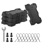 Kohree 4 Rv Stabilizer Jack Pads, Sturdy Leveling Pack, Black New. Price: $125.49.