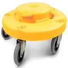 Maxworks 18INCH Trash Can Dolly 5 Swivel Casters Highvisibility Yellow Rolling New. Price: $60.15.