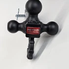 Reysun Forged Trailer Hitch Tri-ball W/hook 3 Balls 7/8"- 2"- 5/16" New. Price: $36.00.