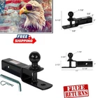 Extreme Max 3-IN-1 Atv Ball Mount, 1-7/8" Hitch, 2" Shank 2500 Lbs Capacity New. Price: $44.23.