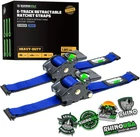 Rhino Usa TD-RSRE2X10-ETRK-BLU 2" 10' Retractable E-track Ratchet Straps New. Price: $71.61.