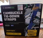 Rhino Usa Cambuckle Tie-down Motorcycle Straps Blue (2) New. Price: $20.00.