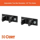 Adjustable Tow Bar Bumper Brackets (1/2" Pin Holes) New. Price: $63.56.